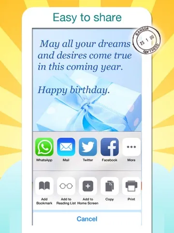 Birthday Greeting Cards - Text on Pictures: Happy Birthday Greetings iPad 应用截图