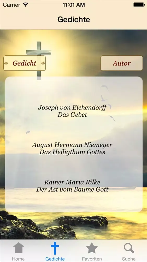 Zrzuty ekranu 100 schönste Gedichte an Gott