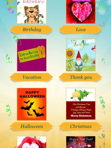 Captures d'écran de Greeting Cards for Every Occasion - Greetings, Congratulations & Saying Images iPad 