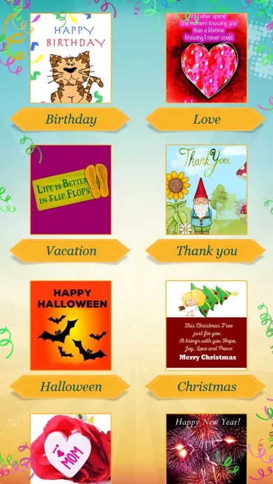 Captures d'écran de Greeting Cards for Every Occasion - Greetings, Congratulations & Saying Images