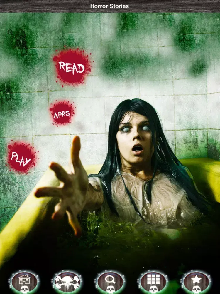 Horror Stories - Scary Stories For The Fearless Ones iPad 应用截图