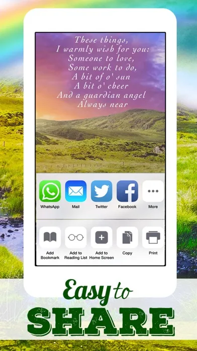 Irish Blessings and Greetings - Image Sayings, Wallpapers & Picture Quotes Screenshots