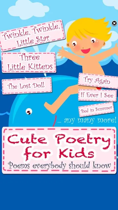 Capturas de tela do Children's Poems - Kids' Poetry & Nursery Rhymes!