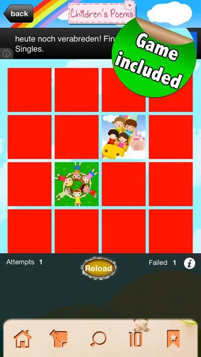 Capturas de tela do Children's Poems - Kids' Poetry & Nursery Rhymes!