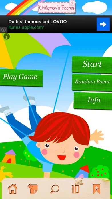 Capturas de tela do Children's Poems - Kids' Poetry & Nursery Rhymes!
