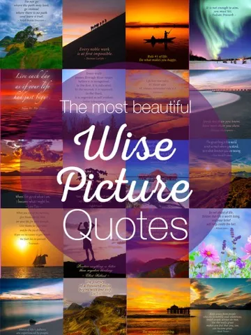 Скриншоты Wise Picture Quotes - Wallpapers with Life Lessons & Saying Images iPad 