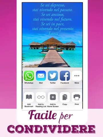 Capturas de tela do Frasi belle - Immagini con frasi sagge, aforismi e citazioni sulla vita iPad 
