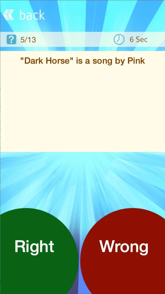 Music Quiz - True or False Trivia Game Screenshots