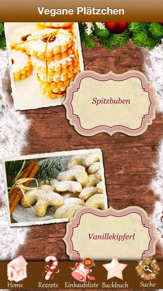 صور Vegane Plätzchen - Vegan! Rezepte Weihnachten