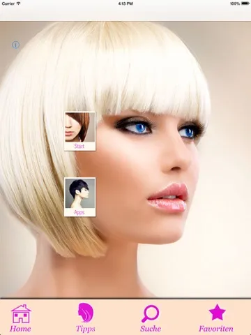 Ảnh chụp màn hình của Schöne Haare - Tipps für Frisuren, Styling, Mode und Pflege iPad 