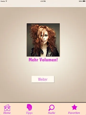 Ảnh chụp màn hình của Schöne Haare - Tipps für Frisuren, Styling, Mode und Pflege iPad 
