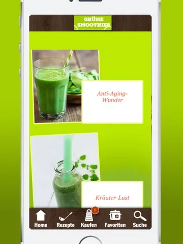 Grüne Smoothies Rezepte - Lecker und gesund iPad  স্ক্রিনশট