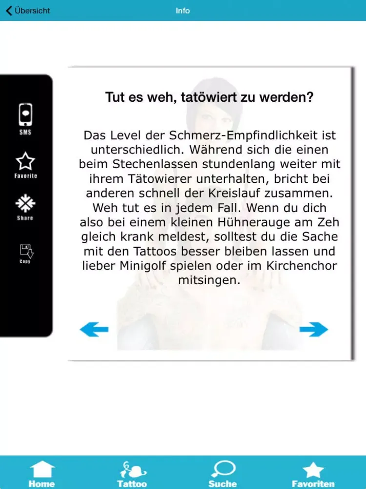 Capturas de pantalla de Tattoos - Motive richtig auswählen, Tipps für dein Tattoo iPad 