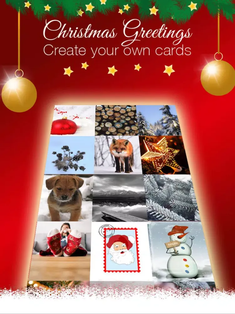Christmas Greeting Cards - Creater & Collection iPad  Screenshots