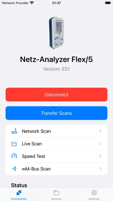 Captures d'écran de Netz-Analyzer