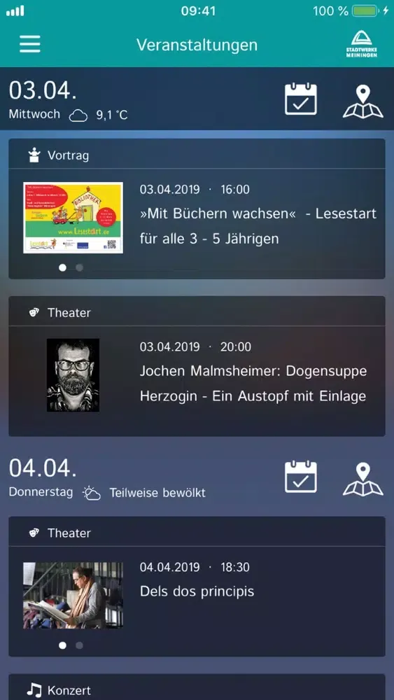 Screenshot di appsolut Meiningen