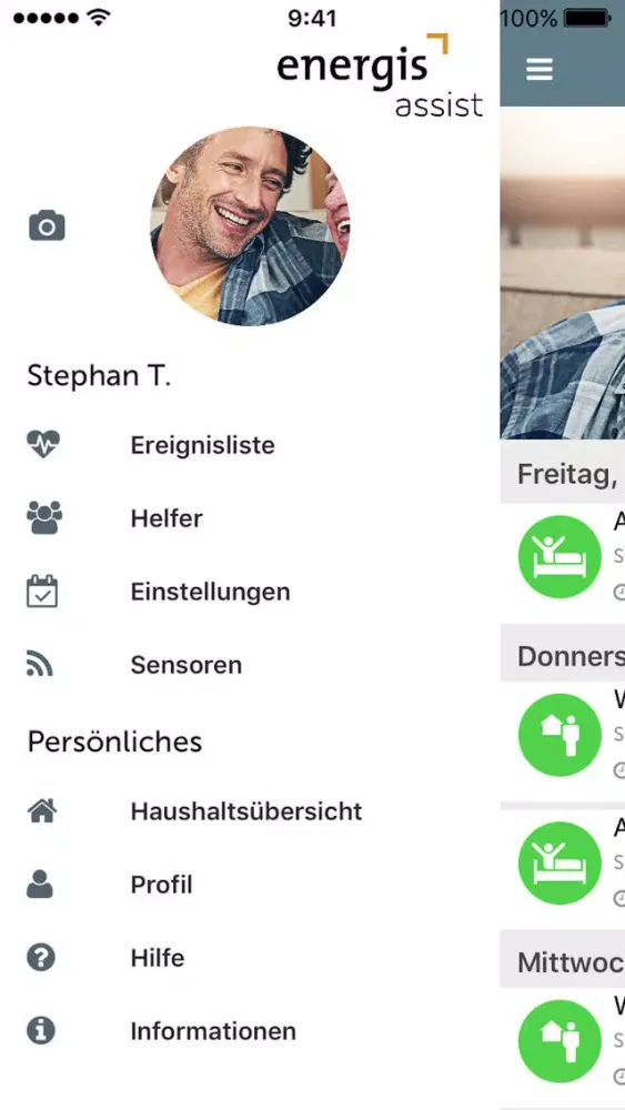 Screenshot di energis assist