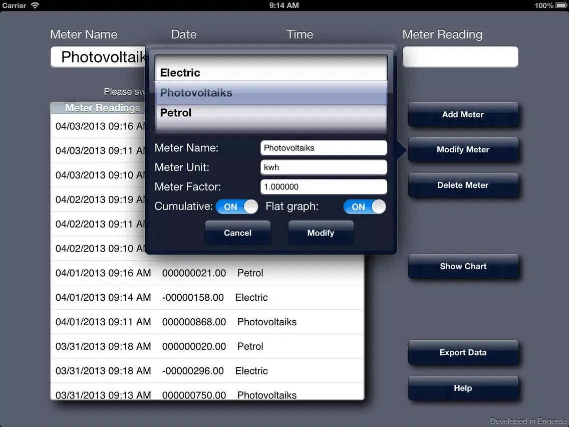 Captures d'écran de Home Statistics - Manage your consumptions iPad 