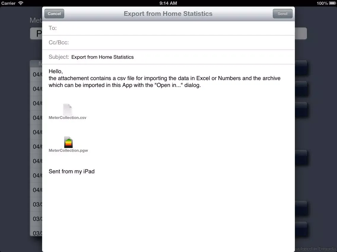 Captures d'écran de Home Statistics - Manage your consumptions iPad 