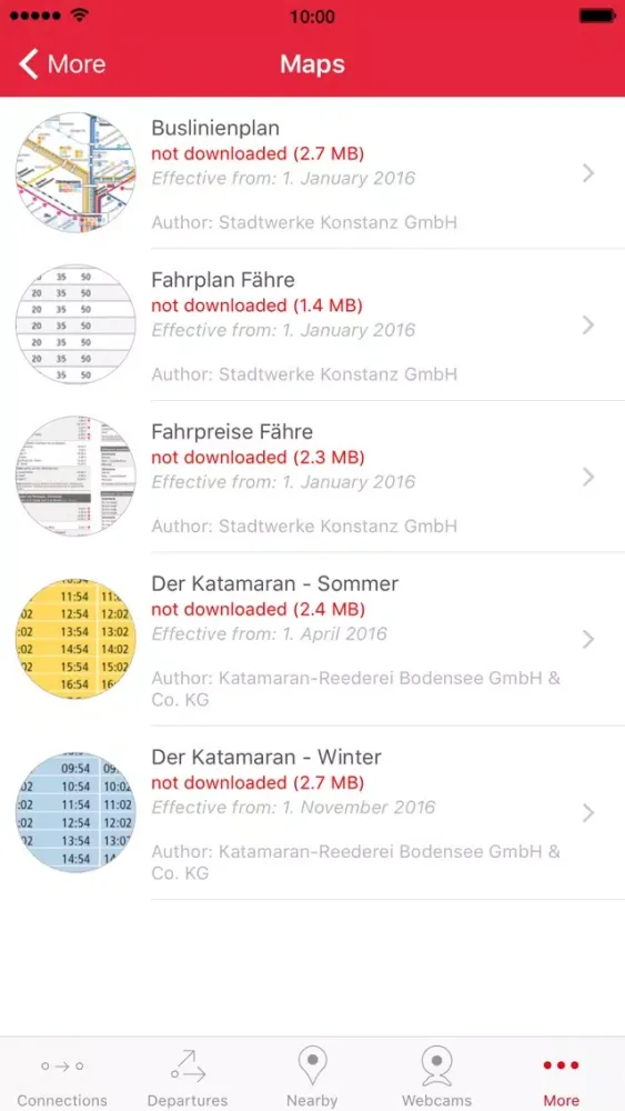 FahrInfo Konstanz应用截图
