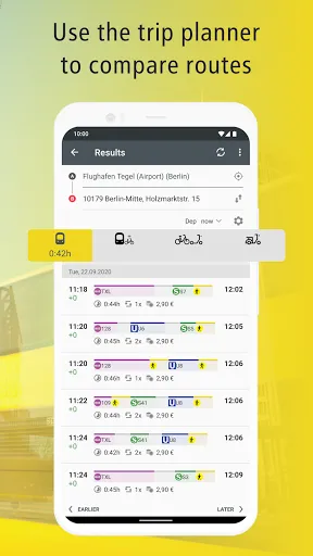 BVG Fahrinfo: Route planner スクリーンショット