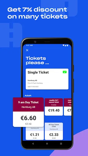 hvv - route planner & tickets Screenshots
