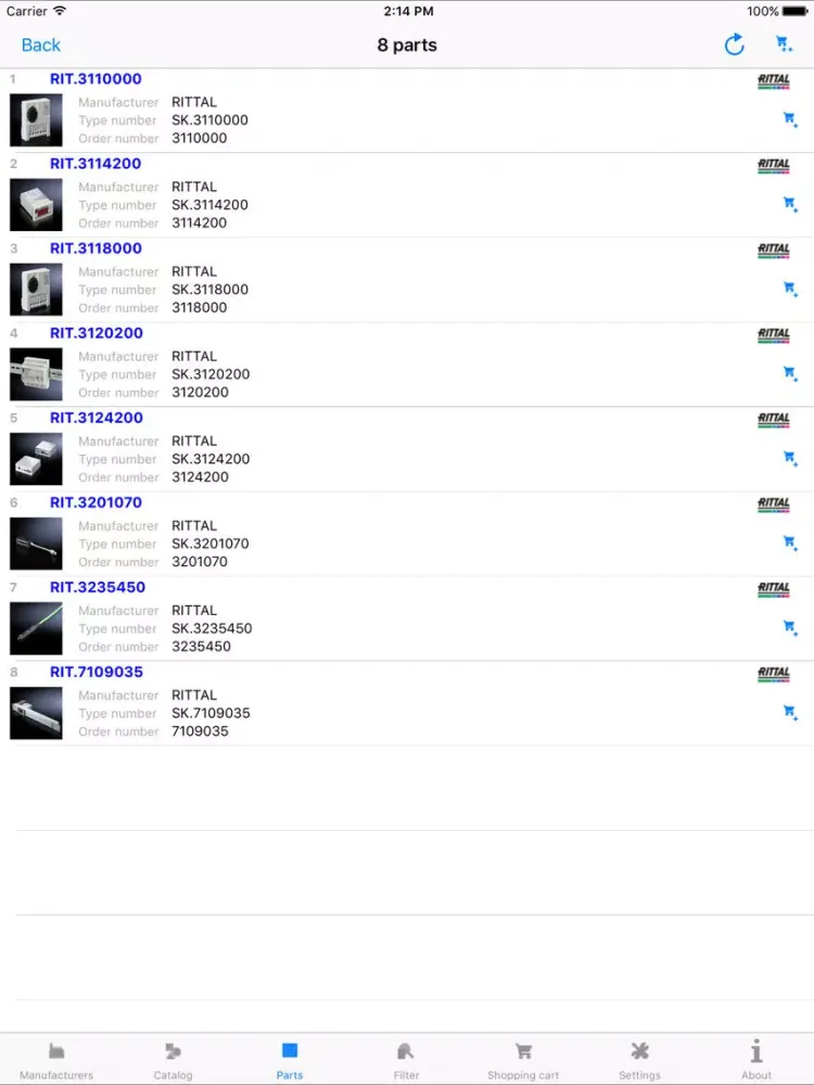 EPLAN Data Portal iPad  Ekran Görüntüleri