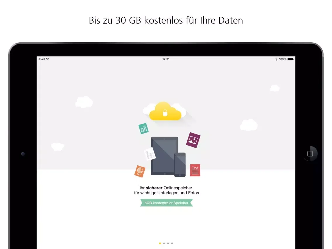 Tangkapan skrin E-POST CLOUD iPad 