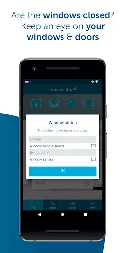 Screenshot di Homematic IP