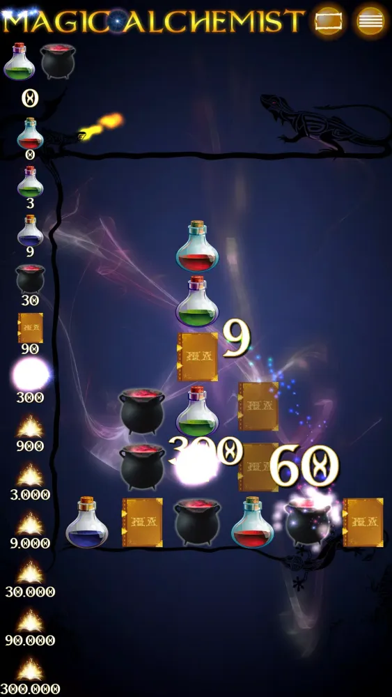 Captures d'écran de Magic Alchemist
