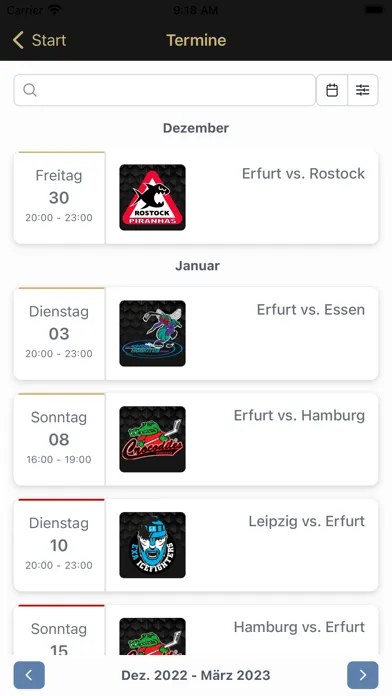 EHC Erfurt e.V. Ekran Görüntüleri