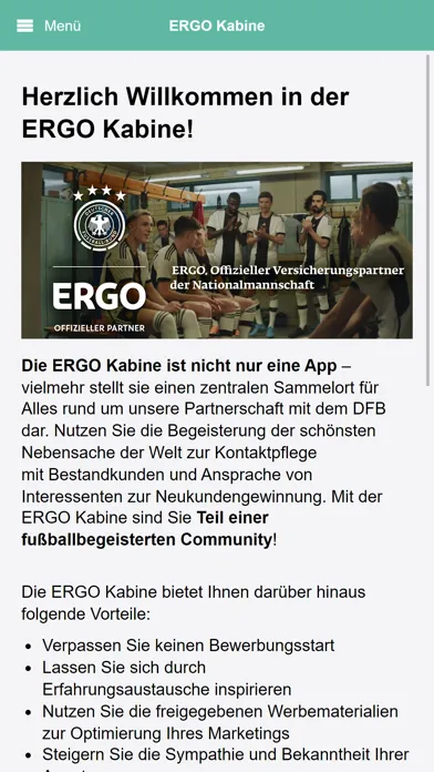 Captures d'écran de ERGO Kabine