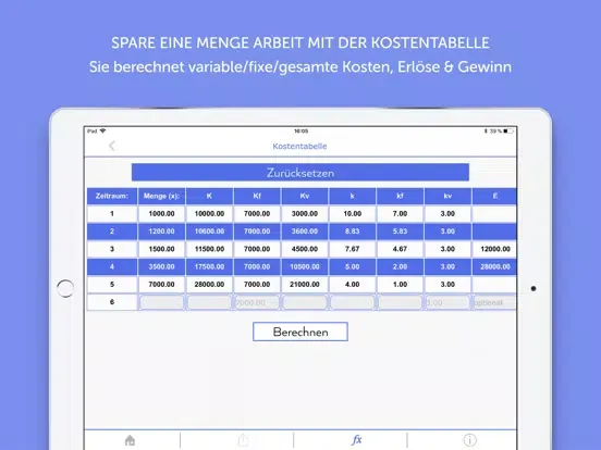 Скриншоты BWL Lösungsgenerator iPad 