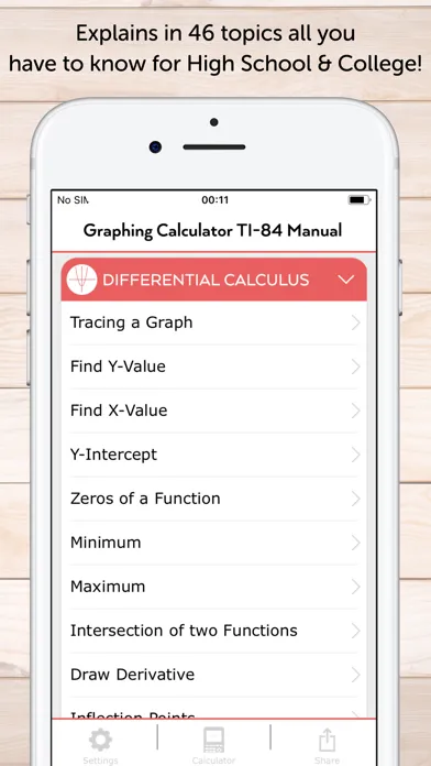 Tangkapan skrin TI-84 CE Calculator Manual