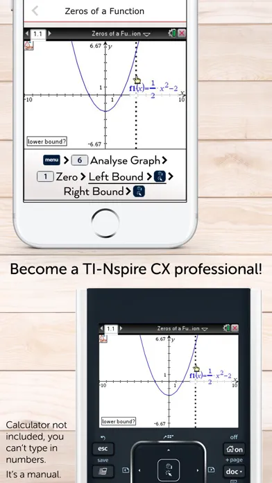 TI Nspire Calculator Manual应用截图