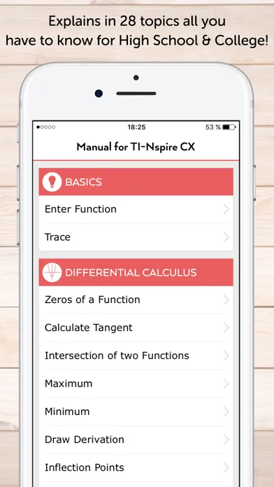 TI Nspire Calculator Manual应用截图