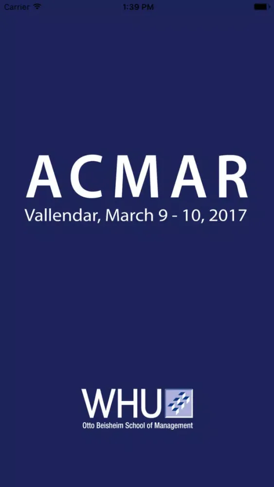 Ảnh chụp màn hình của ACMAR 2017