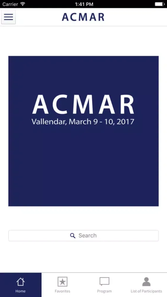Ảnh chụp màn hình của ACMAR 2017