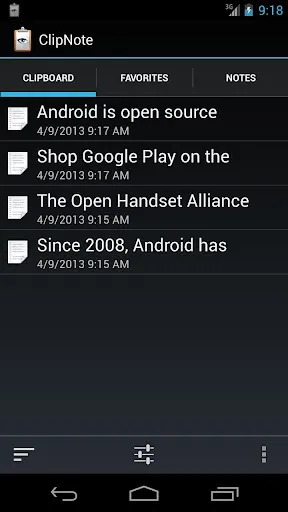 ClipNote Clipboard Manager Screenshots