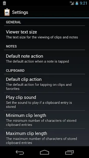 ClipNote Clipboard Manager Screenshots