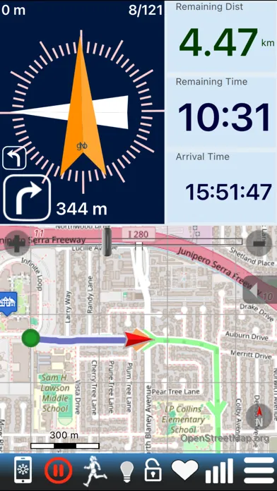 Tangkapan layar Run.GPS Trainer PRO