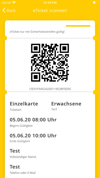 Capturas de pantalla de eTicket BW