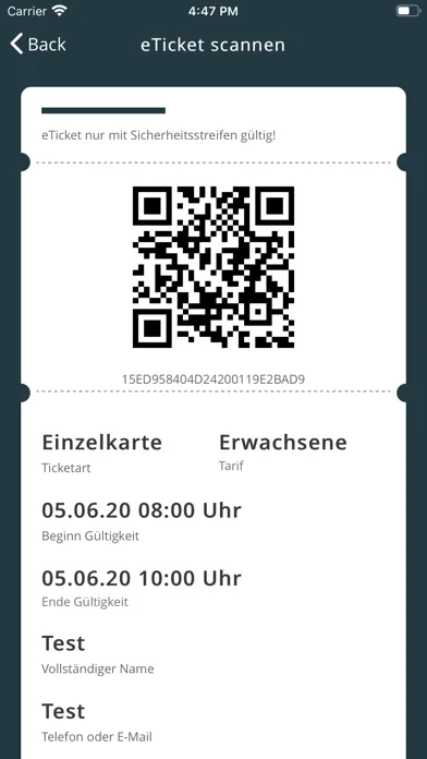 Capturas de pantalla de eTickets Hemsbach