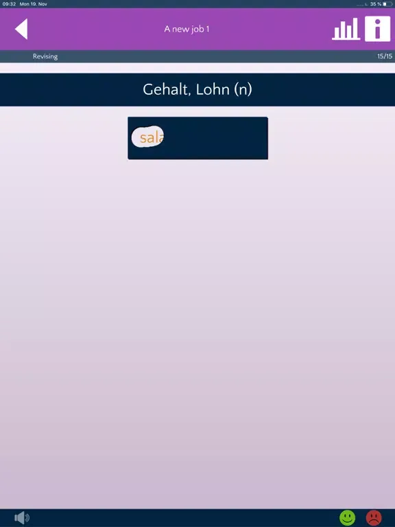 htw saar TechnoPlus VocabApp iPad  স্ক্রিনশট