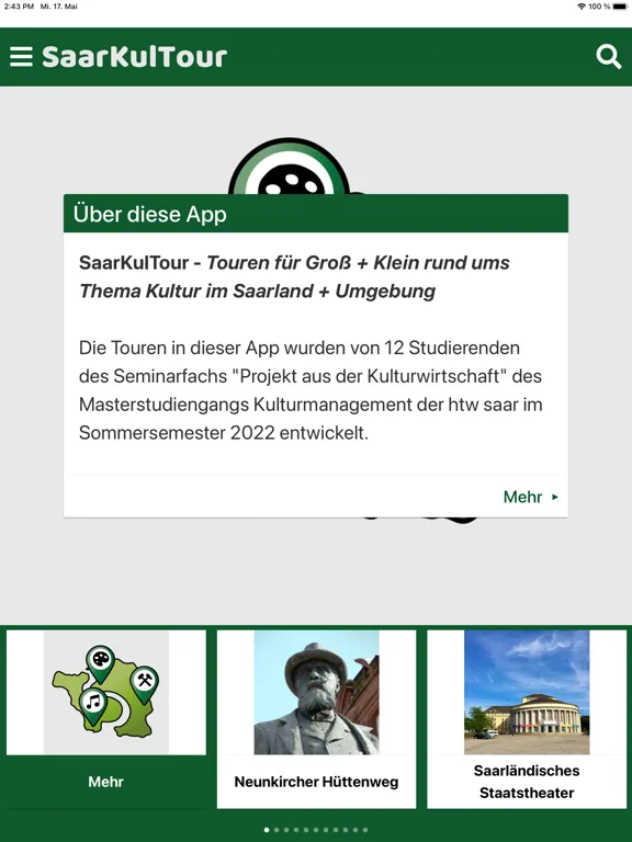 SaarKulTour iPad 应用截图