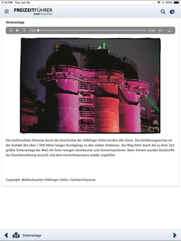 Capturas de tela do Freizeitführer Saarmoselle iPad 