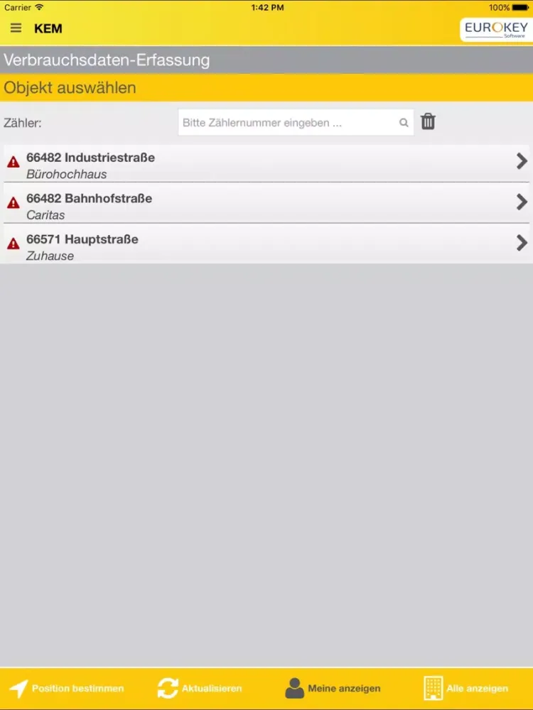Kommunales Energiemanagement iPad  سکرین شاٹس