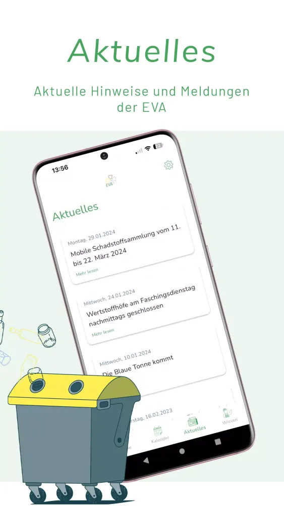 Capturas de pantalla de EVA App Weilheim-Schongau