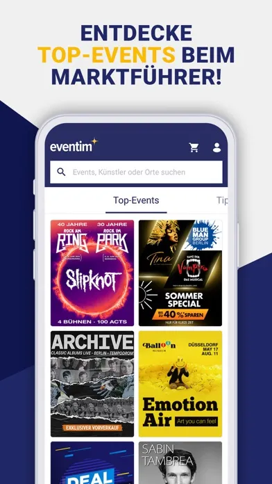 Скриншоты EVENTIM DE