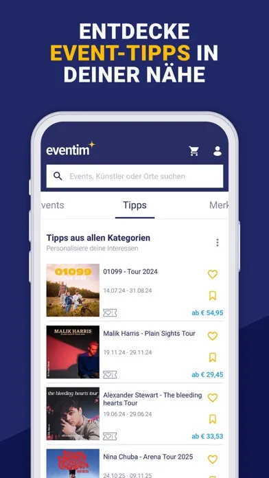Скриншоты EVENTIM DE